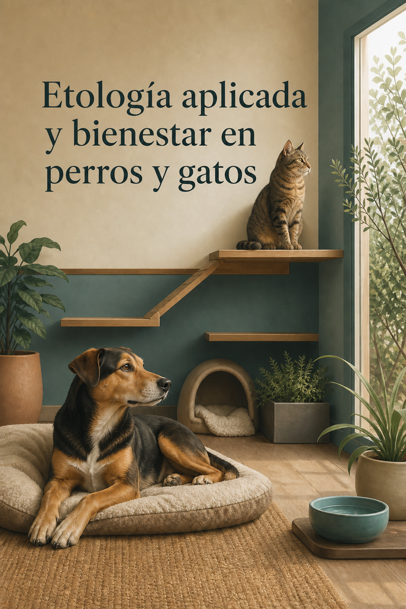 Portada de Etología aplicada y bienestar en perros y gatos