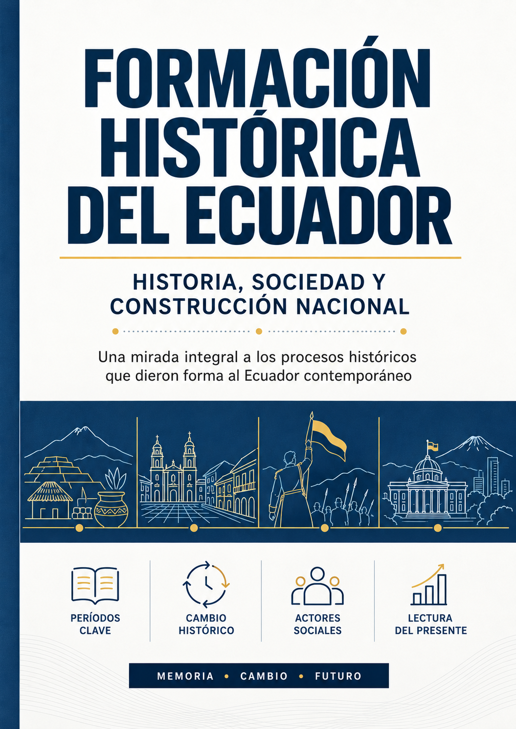 Portada de Formación histórica del Ecuador