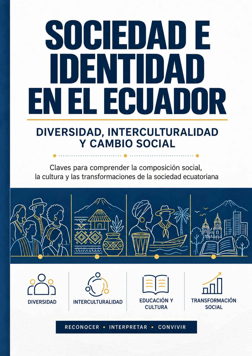 Portada de Sociedad e identidad en el Ecuador